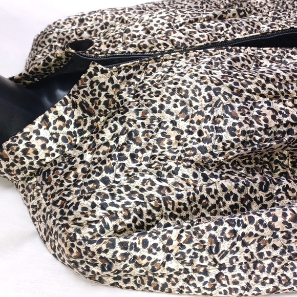Crinkle Jacket Shirt Animal cheetah Print UBU - Picture 2 of 8